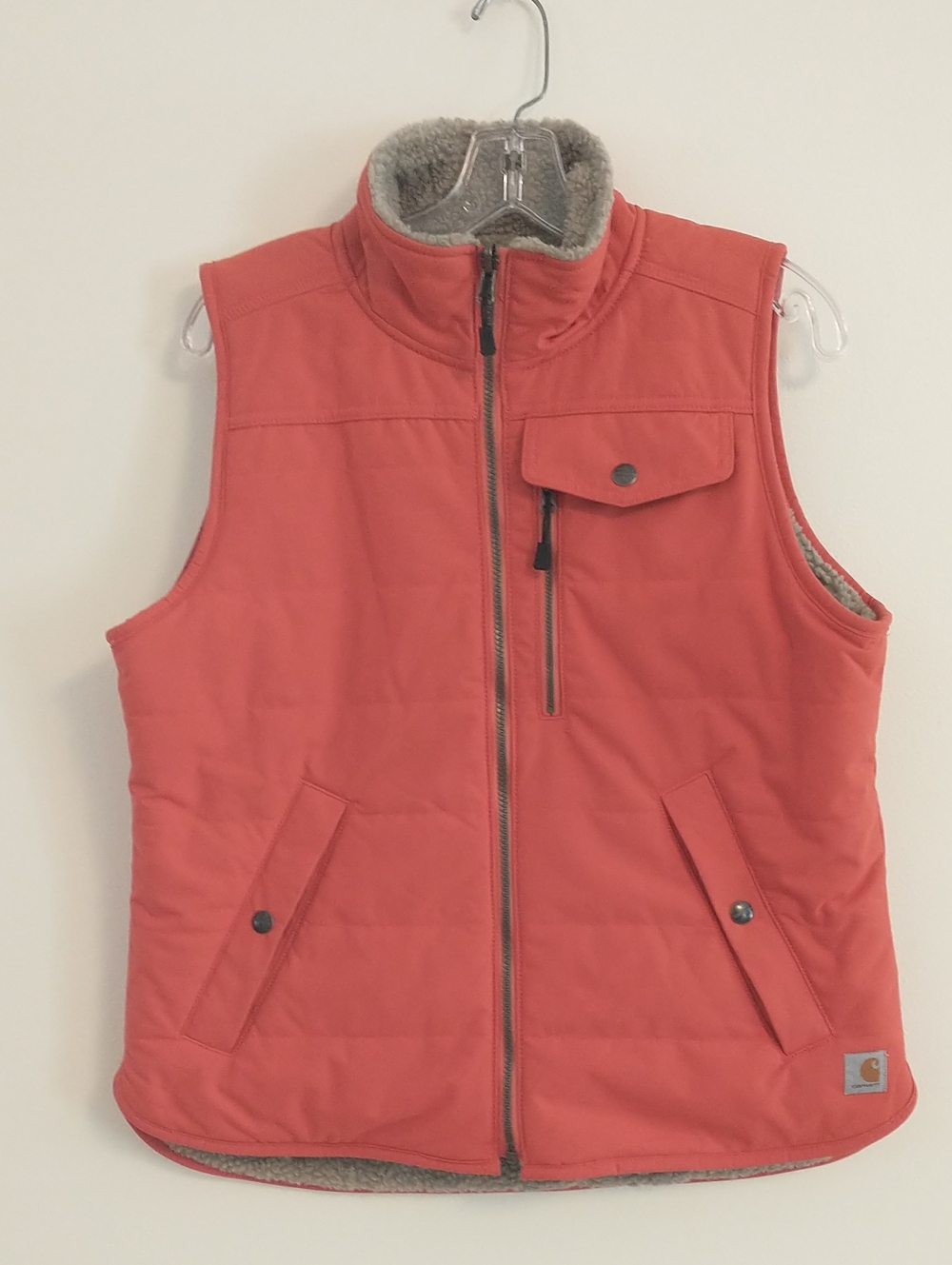 Carhartt Reversible Vest Sherpa Nylon Small 4-6